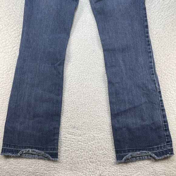 Raw Jeans Womens Size 28 Boot Cut Blue Denim Low Rise Jeans VERY RARE 27x31 USA - Picture 5 of 13
